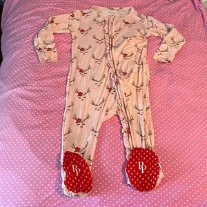 Posh Peanut Clarice Reindeer Footie